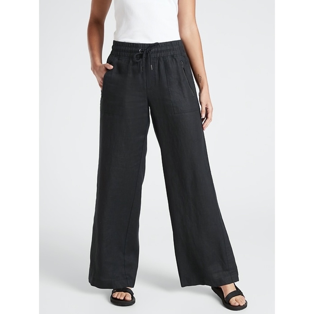 Athlete Cabo Linen Wide Leg Pant